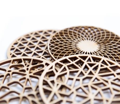 202407 Conjunto de 6 montadoras de madeira montadoras de casamentos de dupla camada