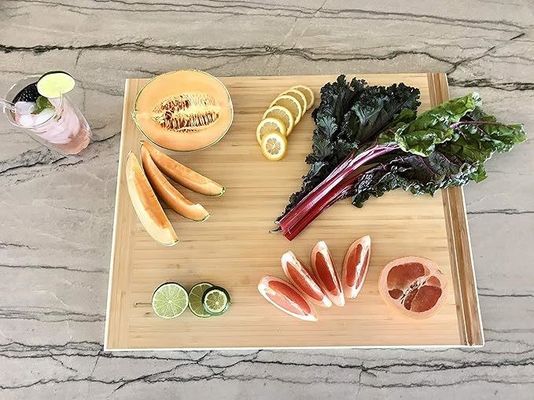 Versátil BSCI LFGB 8 Tamanhos Diferentes Tabela de Corte de Bamboo Pull-Out para várias necessidades