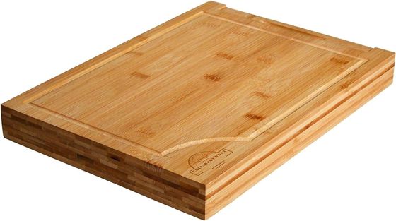 Tabela de corte de bambu em escala digital desmontável para eficiência de cozinha ecológica