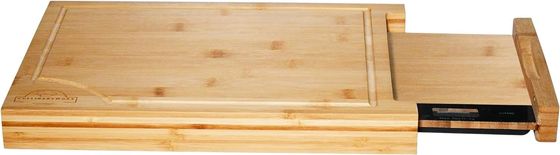 Tabela de corte de bambu em escala digital desmontável para eficiência de cozinha ecológica