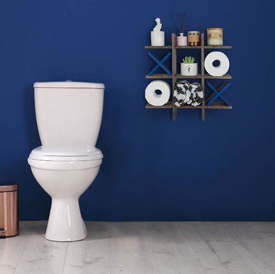 Porta-rolos de banho de madeira atrás das portas/nas paredes Logotipo personalizado Porta-papel higiénico