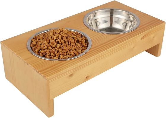 Funcional elevados stand comida de gato e água taças Diner Pet Feeder para proprietários de animais ocupados