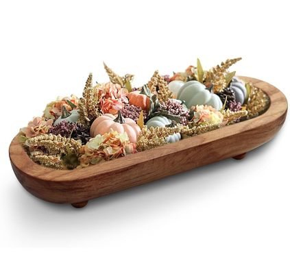 Logotipo personalizado aceitável SET BOWL redondo para casa de campo rustic Brown bolos decorativos