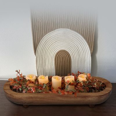 Logotipo personalizado aceitável SET BOWL redondo para casa de campo rustic Brown bolos decorativos