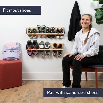 Logotipo personalizado aceitável moderno porta-choques montado na parede para todas as estações