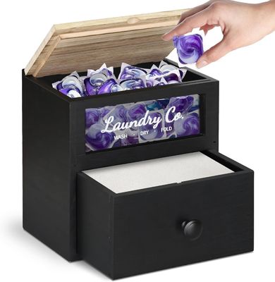 Organizador de casa industrial personalizado OEM Secador de lenha maciça Porta-folhas Lavadoras Caixas de armazenamento de recipientes