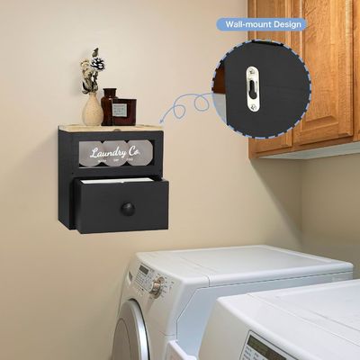 Organizador de casa industrial personalizado OEM Secador de lenha maciça Porta-folhas Lavadoras Caixas de armazenamento de recipientes