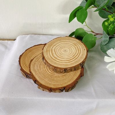 Dimensão personalizada 3 camadas Stand de bolinhos de bambu para festas Frutas lanches Serviço de bandeja OEM ODM