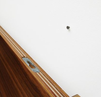 Prateleiras de madeira de borda arredondada modernas OEM Prateleira de borda flutuante curva de nozes para casa