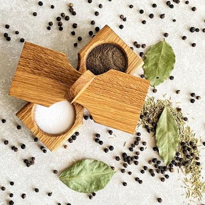 Caixa de embalagem de temperos de madeira de alta capacidade