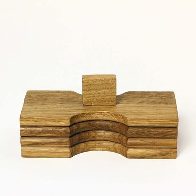 Caixa de embalagem de temperos de madeira de alta capacidade