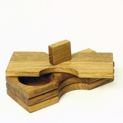 Caixa de embalagem de temperos de madeira de alta capacidade