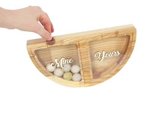 Banco de Porcos de Madeira Personalizado MINE O SEU DESIGN Economize dinheiro de uma forma divertida e criativa