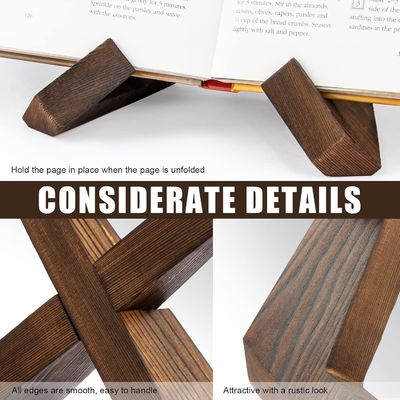 Organização de receitas sem esforço com o nosso porta-livro de receitas de madeira maciça