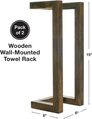 202405 Estante de toalhas de madeira personalizado para as suas preferências