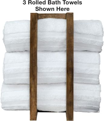 202405 Estante de toalhas de madeira personalizado para as suas preferências