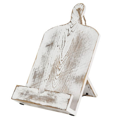 Desenho funcional estilo rústico de pinheiro livro de cozinha de madeira