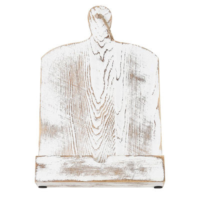 Desenho funcional estilo rústico de pinheiro livro de cozinha de madeira