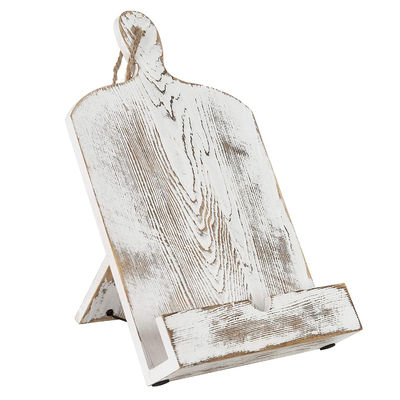 Desenho funcional estilo rústico de pinheiro livro de cozinha de madeira