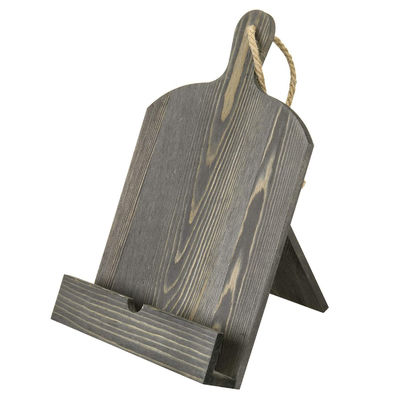 Desenho funcional estilo rústico de pinheiro livro de cozinha de madeira