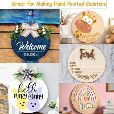 Modas personalizadas de madeira intercâmbio sinal de boas-vindas decoração de casa artesanato antigo