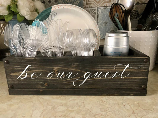 Faça hospedagem de um Breeze Solo Cup Holder de madeira para Kitchen Counter e festa de hospedagem