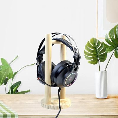 35x11x11cm Caixas de embalagem de vinhos elegantes Porta-auriculares de escritório de madeira para jogos