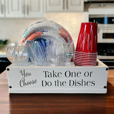 Faça hospedagem de um Breeze Solo Cup Holder de madeira para Kitchen Counter e festa de hospedagem