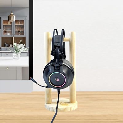 35x11x11cm Caixas de embalagem de vinhos elegantes Porta-auriculares de escritório de madeira para jogos