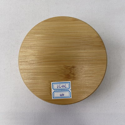 Cobertura de madeira 10,9x2,4cm para lata de vidro de alimentos na sua escolha de cor simples ou personalizada