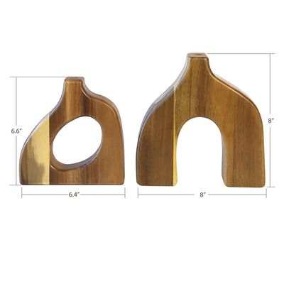 Moderno estilo de design de pinheiro madeira de camadas de flor para planta de jardim interior