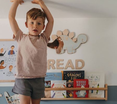 Logotipo personalizado Espelho em forma de quadro de dinossauro de madeira com quadro de madeira e madeira