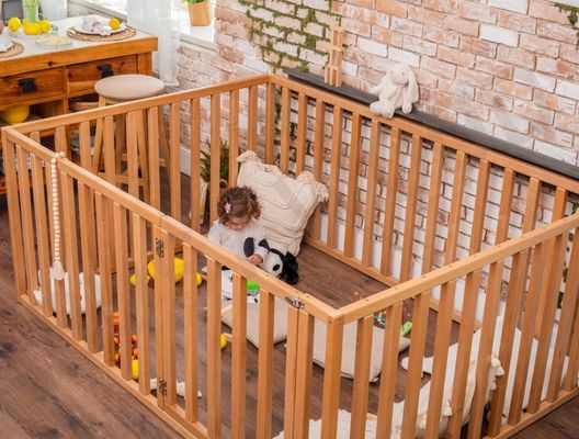 OEM Eco-friendly cama de madeira com proteção extra cama infantil cama de brinquedo cama de madeira maciça