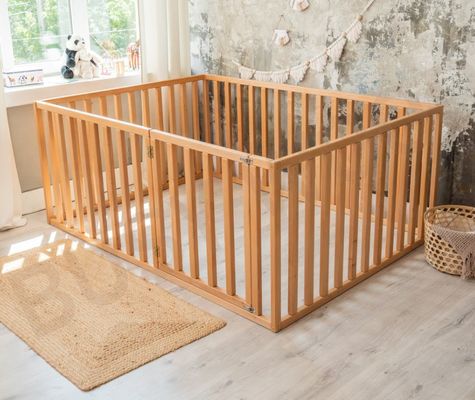 OEM Eco-friendly cama de madeira com proteção extra cama infantil cama de brinquedo cama de madeira maciça