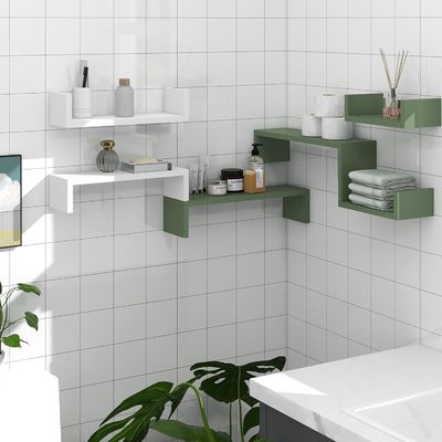 Caixa de animais de estimação Organizador de armazenamento de parede Estante de livros Conjunto de 3 prateleiras flutuantes de madeira para armazenamento