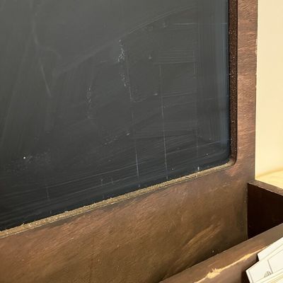 All-Season Frame de madeira Diário lembrete Tabuleiro de giz para decoração e organização da cozinha