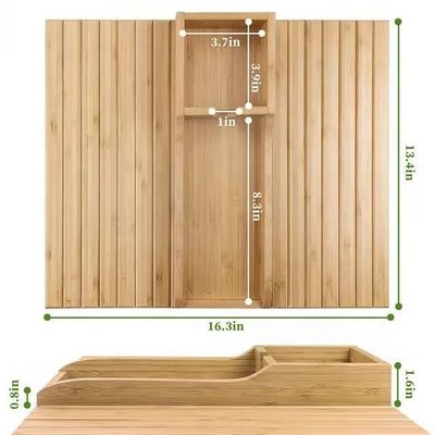 Sala de estar Sofá retangular bandeja Sofá dobrável Sofá de bambu