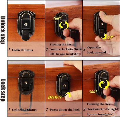 TIMBER Customizado Artesanato Decorativo Largo Caixinha de Madeira 9.3X7.6X4.5 polegadas Encomenda personalizada
