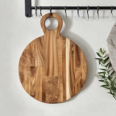 Casa Acacia Pizza de madeira casca para assar pão todas as estações charcuterie Paddle Table Top