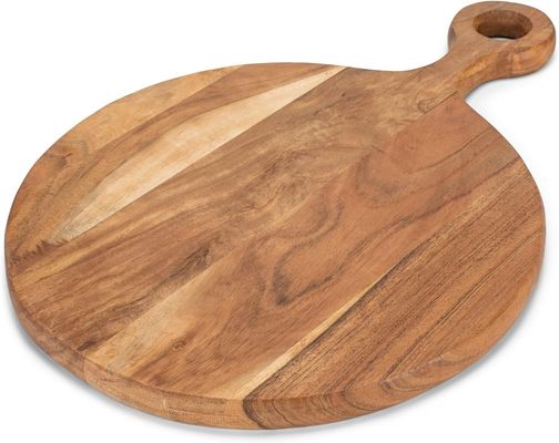 Casa Acacia Pizza de madeira casca para assar pão todas as estações charcuterie Paddle Table Top
