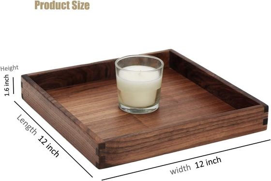 Conjunto de bandeja de madeira aceito OEM ODM para entrega de madeira personalizada e rápida