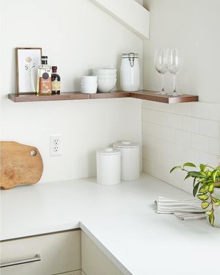 Design personalizado 3 conjuntos de prateleira flutuante Conjunto de decoração doméstica de economia de espaço para exibição de sala de estar