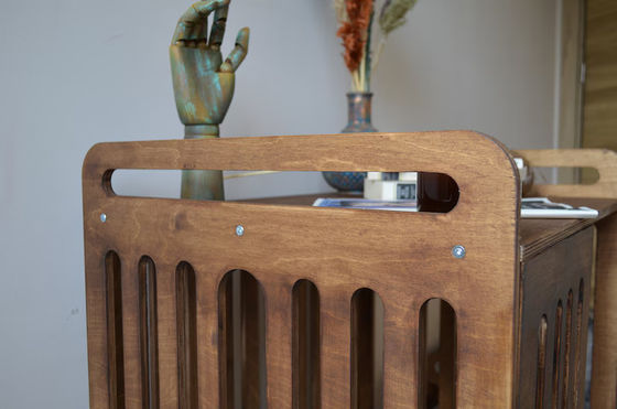 Cabine interior deve-ter poupar espaço com luxo demolição madeira mobília caixa de cão