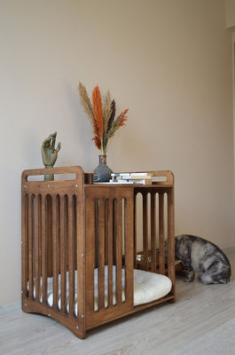 Cabine interior deve-ter poupar espaço com luxo demolição madeira mobília caixa de cão