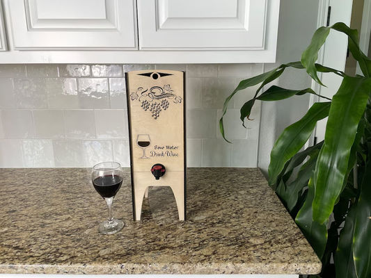 Exibição de caixa de vinho de madeira Para suportar vários tamanhos de caixas