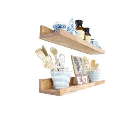 Logotipo personalizado Acceptável Prateleira Flutuante de Pintura de Madeira para Decoração de Casa Exquisita