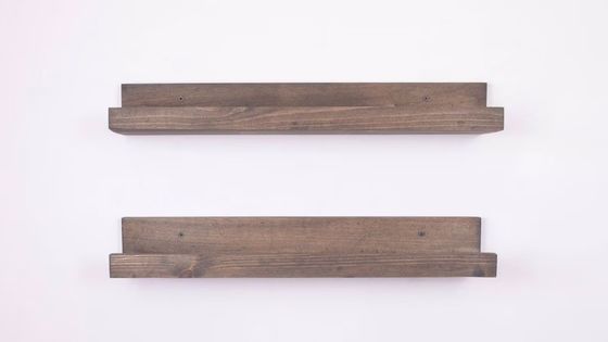 Logotipo personalizado Acceptável Prateleira Flutuante de Pintura de Madeira para Decoração de Casa Exquisita