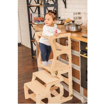 Cadeira de aprendizagem gratuita para mesa infantil e torre de atividades