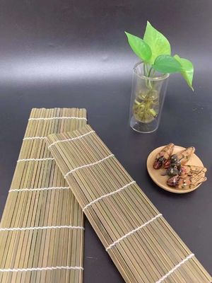 3 fios de espessura Sushi Mat Kit 2 tapetes rolantes 5 pares de pauzinhos 1 remo 1 espátula