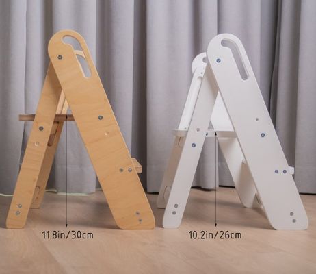 Economize espaço Banheiro de madeira crianças banquinho de salto de salto para crianças e adultos como seu pedido